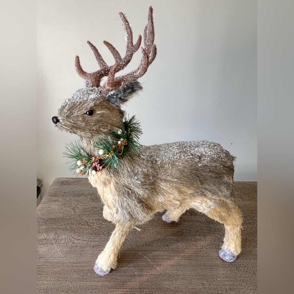 Pier 1 Standing Deer with Garland
